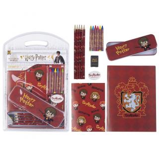 Set školních potřeb Harry Potter: Erb Nebelvíru 7 předmětů (23 x 35 cm)