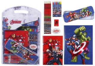 Set školních potřeb Marvel Comics|Avengers: 7 předmětů (23 x 35 cm)
