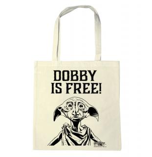 Shopping taška na rameno Harry Potter: Dobby Is Free (38 x 42 cm) bavlna
