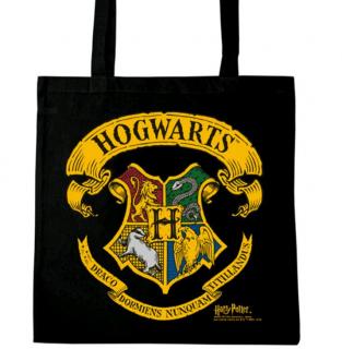 Shopping taška na rameno Harry Potter: Hogwarts Logo (38 x 42 cm) bavlna