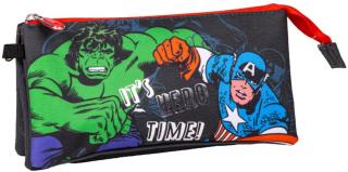 Školní penál na tužky trojitý Marvel|Avengers: Je čas hrdinů! (23 x 12 x 2 cm)