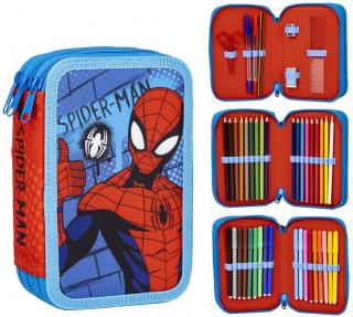 Školní trojdílné pouzdro Marvel|Spiderman: Like - 42 položek (20 x 13 x 8 cm)