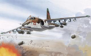 Slepovací stavebnice letadla Suchoj Su-25 K 1:48