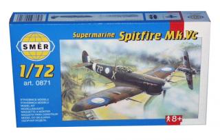 Slepovací stavebnice letadla Supermarine Spitfire MK.Vc 1:72