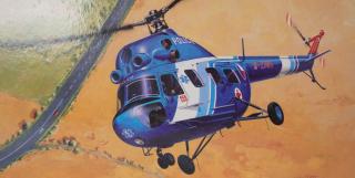 Slepovací stavebnice vrtulníku Mi 2 - Policie 1:48