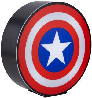 Stolní dekorativní lampa Marvel|Captain America: Štít Kapitána Ameriky (výška 16 cm)