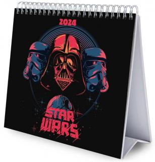 Stolní kalendář 2024 Star Wars|Hvězdné války: Classics (20 x 17 cm)