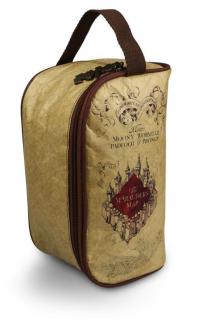 Toaletní a kosmetická taška Harry Potter: Pobertův plánek - Marauder's Map (25 x 13 x 12 cm)