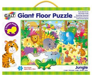 Velké podlahové puzzle – zvířátka v džungli