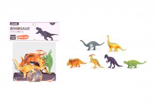 Zvířátka figurky dinosauři 6 ks set 15 cm