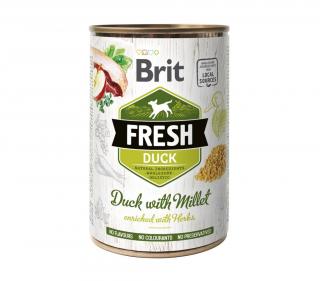 Brit Fresh Dog konz Duck with Millet 400g