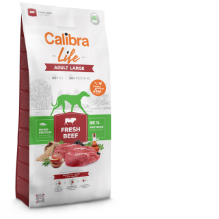 Calibra Dog Life Adult Large Fresh Beef Velikost: 2,5kg