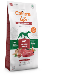 Calibra Dog Life Senior Large Fresh Beef Velikost: 2,5kg