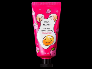 Egg Planet Oh My Hand Cream - Vyživující krém na ruce s jahodou | 30 ml