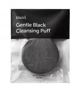 Gentle Black Cleansing Puff - Čistící houbička na obličej 1 ks