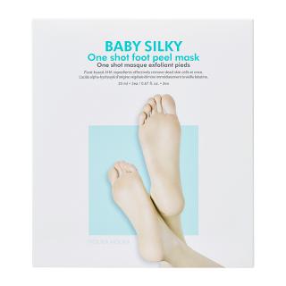 Holika Baby Silky Foot One Shot Peeling Revitalizující maska na nohy 20 ml