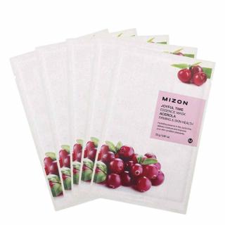 Joyful Time Essence Mask (Acerola) - Plátýnková maska pro zpevnění pleti | 23 g Balení: 5 ks