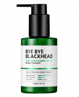 Miracle Bye Bye 30 Days Blackhead Miracle Green Tea Tox Bubble Cleanser - Čistící pěna proti černým tečkám 120ml