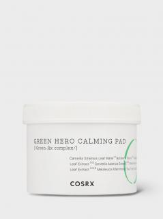 One Step Green Hero Calming Pad - Zklidňující čistící tamponky pro citlivou pokožku 70 ks