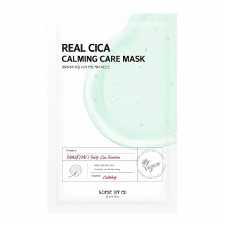Real CICA Calming Care Mask - Zklidňující plátýnková maska s centellou | 1 ks