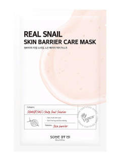 Real Snail Skin Barrier Care Mask - Plátýnková maska pro oslabenou pleť | 1 ks