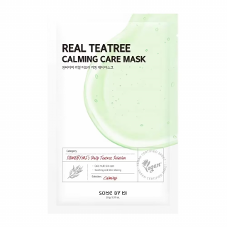 Real Tea Tree Calming Care Mask - Plátýnková maska s tea tree proti akné | 1 ks