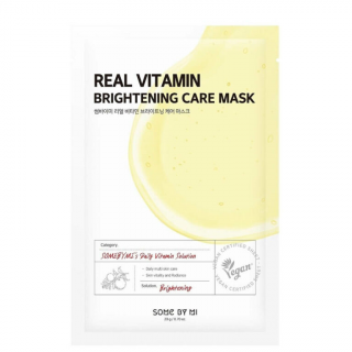 Real Vitamin Brightening Care Mask - Rozjasňující maska s vitamíny | 1 ks