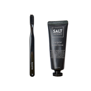 Salt Toothpaste and Toothbrush Set - Sada minerální zubní pasty a kartáčku