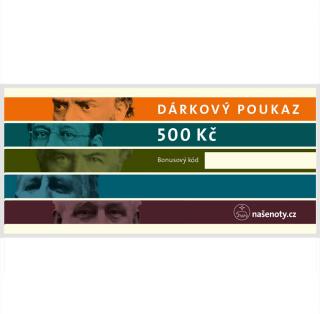 Dárkový poukaz v hodnotě 500 Kč