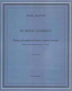 In modo classico (Variace pro smyčcový kvartet a jazzový orchestr)