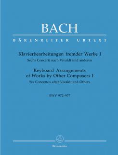 Klavírní úpravy cizích děl I - Šest Concerti podle Vivaldiho a jiných BWV 972-977