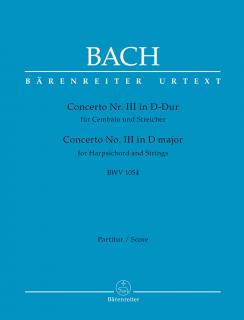 Koncert č. 3 D dur pro cembalo a smyčce BWV 1054