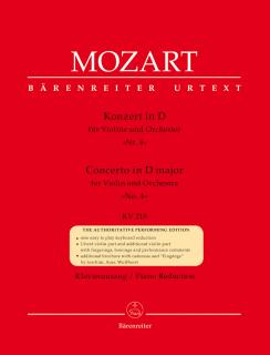 Koncert pro housle a orchestr č. 4 D dur KV 218