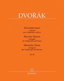 Slovanské tance op. 46 v úpravě pro violoncello a klavír