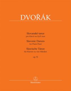 Slovanské tance pro klavír na čtyři ruce op. 72
