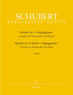 Sonáta a moll Arpeggione D 821 - vydání pro violoncello a klavír