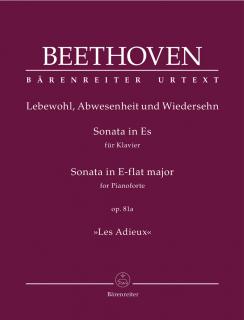 Sonata for Pianoforte E-flat major op. 81a Les Adieux