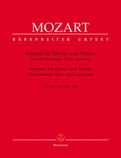 Sonáty pro klavír a housle KV 301-306, 296, 378 (Mannheim, Paříž, Salzburg)