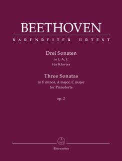 Three Sonatas in F minor, A major, C major op. 2