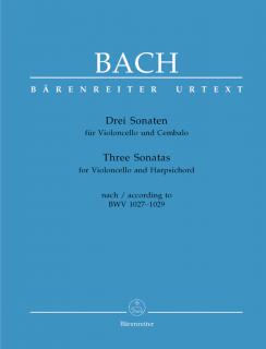 Tři sonáty pro violoncello a cembalo podle BWV 1027-1029