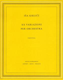 XX variazioni per orchestra na vlastní téma ve slohu národní písně