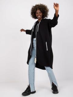 dámský mikinový kabátek- cardigan Stunning - černý Velikost: L/XL