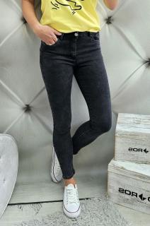 Jeans černé easy větší velikosti Jeans: 30