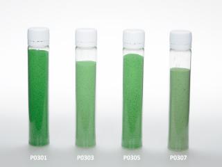Pískohraní s.r.o. Barevný písek - zelená barva Hmotnost: 100g, Odstín: P0301