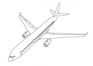 Pískohraní s.r.o. Šablona Airbus Velikost: 420 x 594 mm