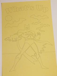 Pískohraní s.r.o. Šablona Batman 2 Velikost: 245 x 362 mm