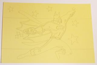 Pískohraní s.r.o. Šablona Batman Velikost: 245 x 362 mm