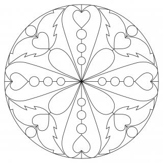 Pískohraní s.r.o. Šablona Mandala 0423 Velikost: 300 x 300 mm