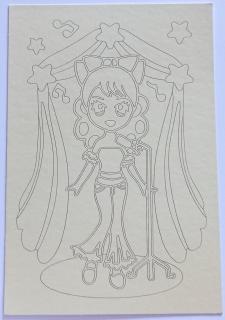 Pískohraní s.r.o. Šablona Monster High 4 Velikost: 165 x 241 mm