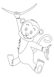 Pískohraní s.r.o. Šablona Opička Velikost: 148 x 210 mm